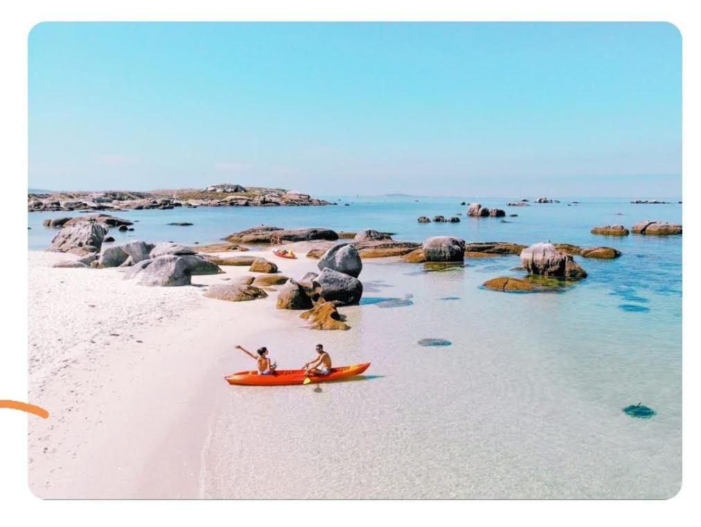 Apartamento El Rincon De Elia, Haz Realidad Tu Sueno De Vivir Con Vistas Al Mar Villanueva De Arosa Dış mekan fotoğraf