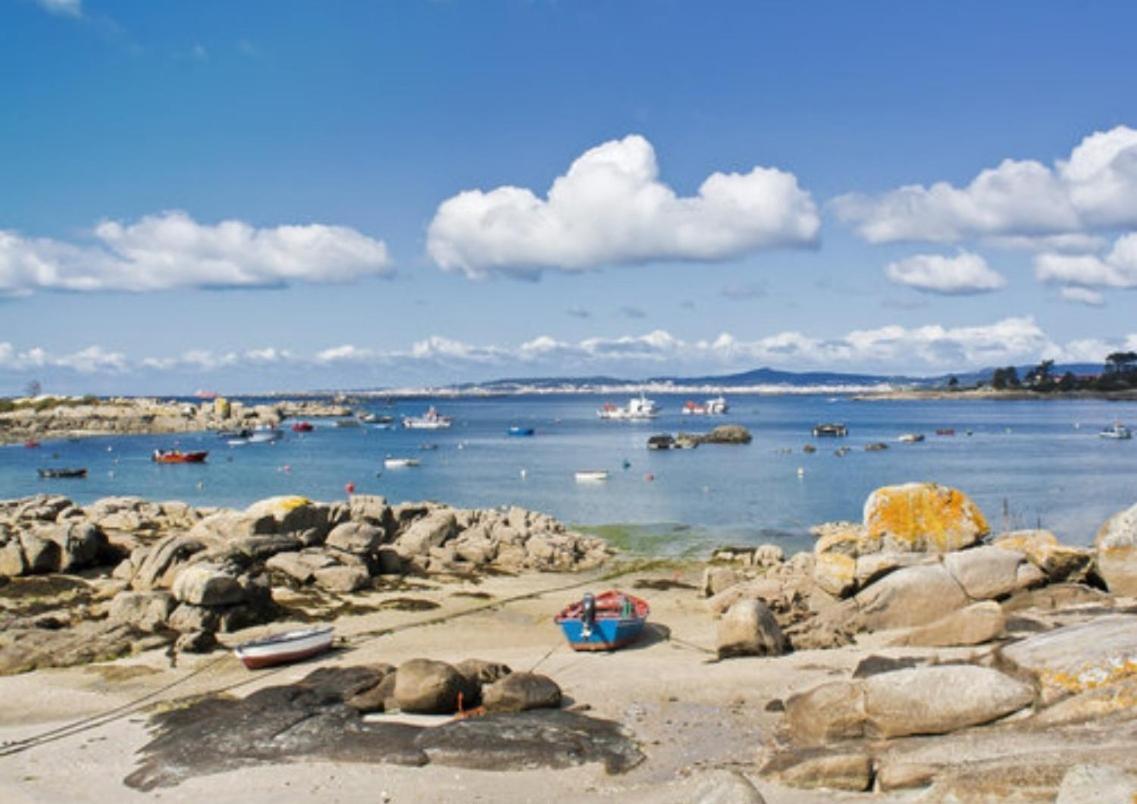 Apartamento El Rincon De Elia, Haz Realidad Tu Sueno De Vivir Con Vistas Al Mar Villanueva De Arosa Dış mekan fotoğraf